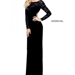 black sherri hill prom dress!